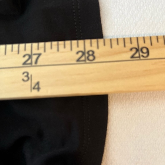 Cable & Guage Woman Black Blouse Chiffon Sheer  Pleated Flutter Sleeves 1X - Picture 8 of 8